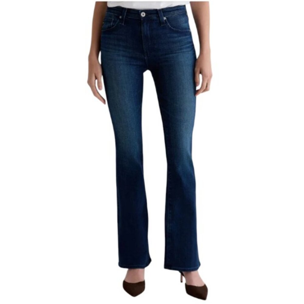 AG Adriano Goldschmied Women’s Dark Blue Flare Jeans